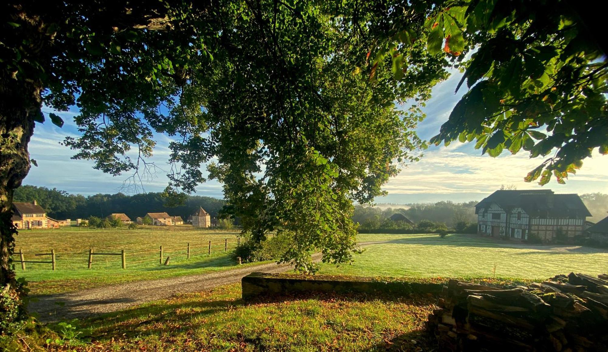 Le Pommier Doux, Maison D'Hote Du Domaine Du Chateau D'Argeronne La Haye-Malherbe Bagian luar foto
